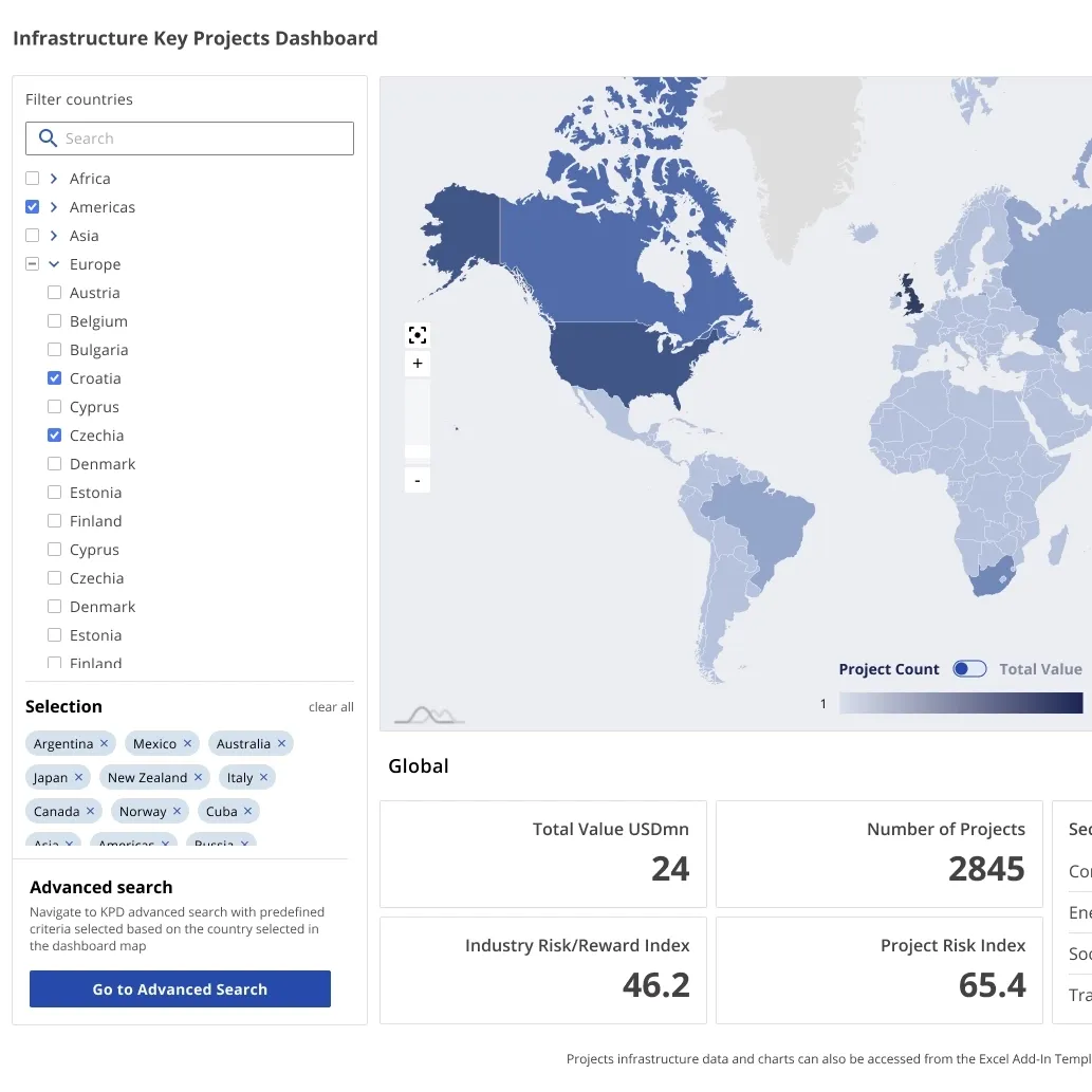 Interactive map